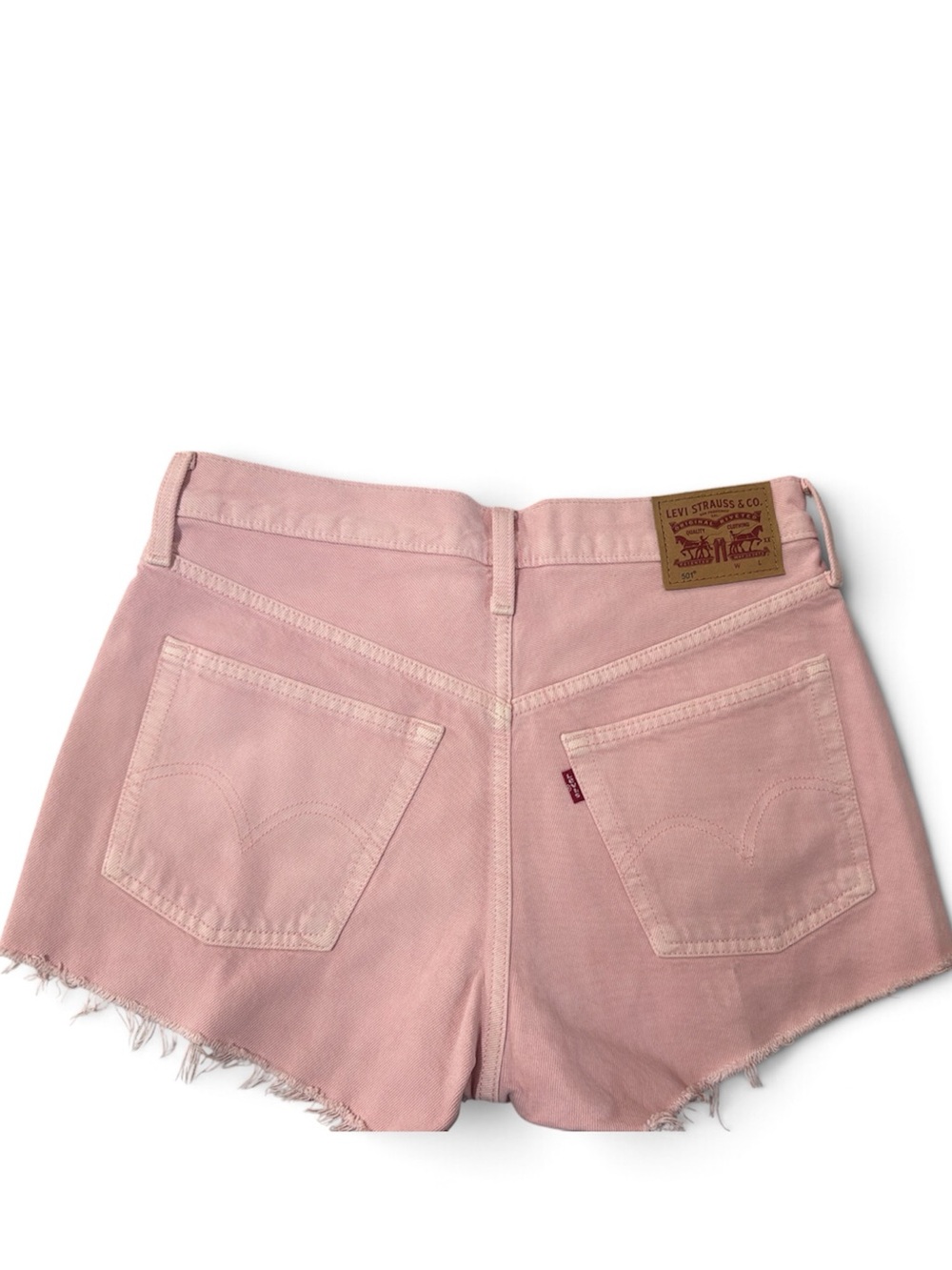 Levi's Pink Denim Shorts